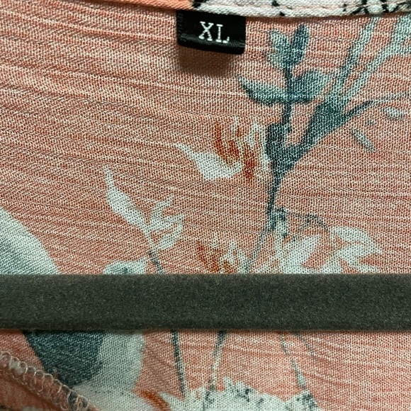 Peach floral maxi dress - Picture 3 of 6